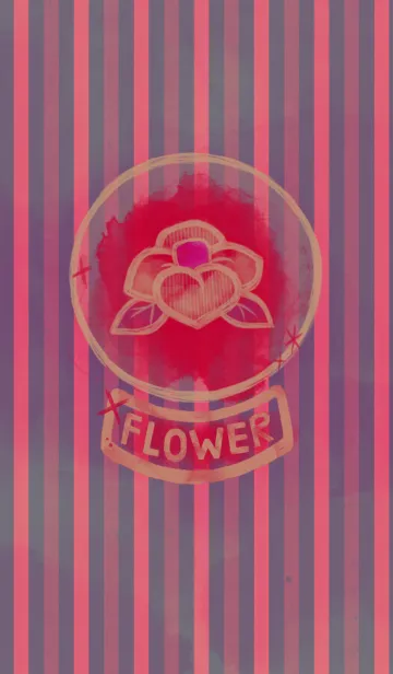 [LINE着せ替え] Crystal ball flower 2の画像1