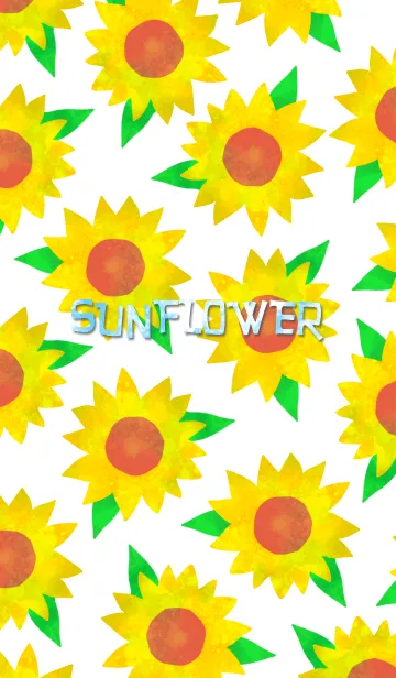 [LINE着せ替え] ひまわりがいっぱいの画像1