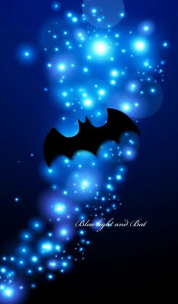 [LINE着せ替え] Blue light and Bat.の画像1