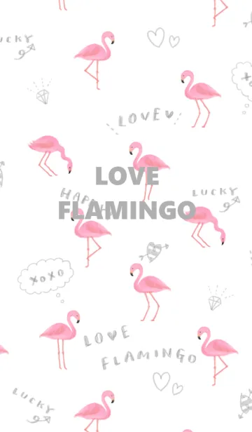 [LINE着せ替え] LOVE！ FLAMINGOの画像1