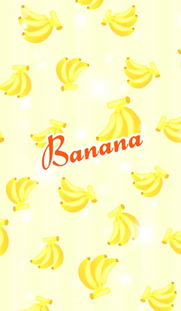 [LINE着せ替え] バナナ柄の着せ替え♪の画像1