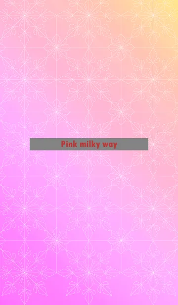 [LINE着せ替え] Pink milky wayの画像1