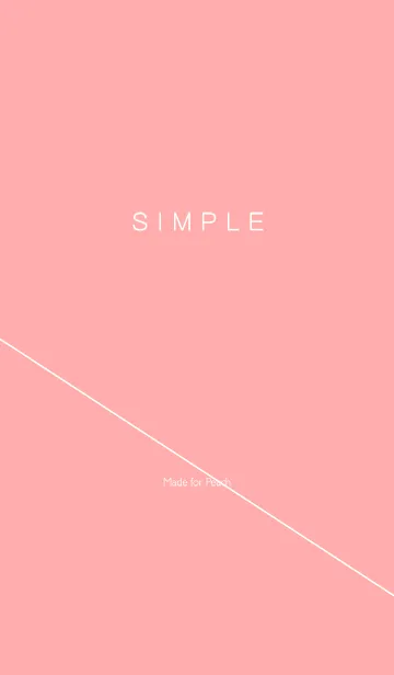[LINE着せ替え] SIMPLE STYLE / PINKの画像1