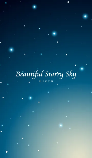[LINE着せ替え] Beautiful Starry Sky -Blue-の画像1