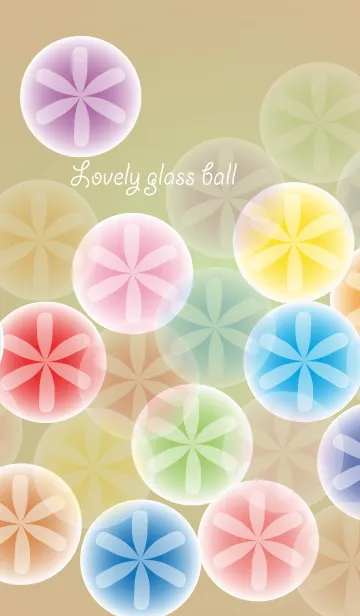 [LINE着せ替え] Lovely glass ballの画像1