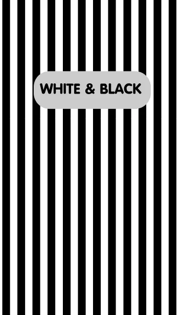 [LINE着せ替え] WHITE ＆ BLACK v.3の画像1