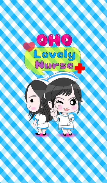 [LINE着せ替え] 素敵な女の子の看護師の画像1
