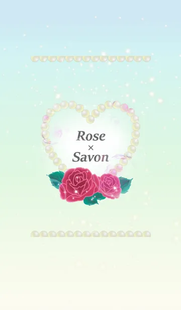 [LINE着せ替え] ♡ROSE×SAVON♡の画像1