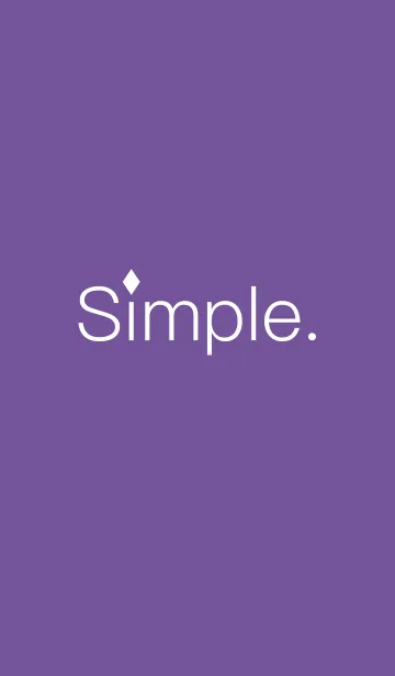 [LINE着せ替え] シンプルな江戸紫の画像1