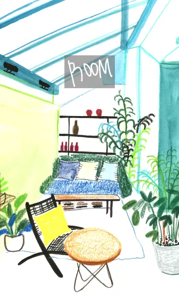 [LINE着せ替え] ahns ROOM_001の画像1