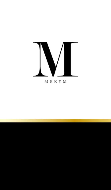 [LINE着せ替え] INITIAL -M-の画像1