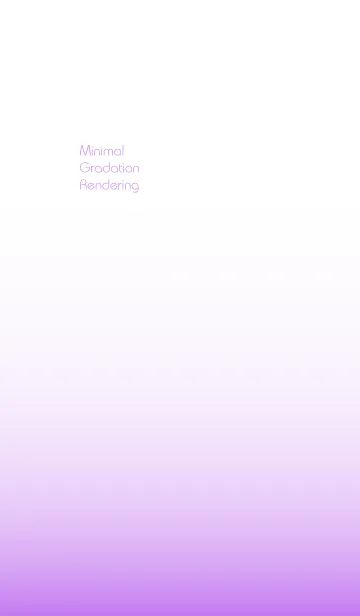 Minimal Gradation Rendering purpleの着せ替えメイン画像