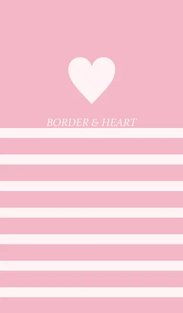 [LINE着せ替え] Border ＆ Heart.の画像1