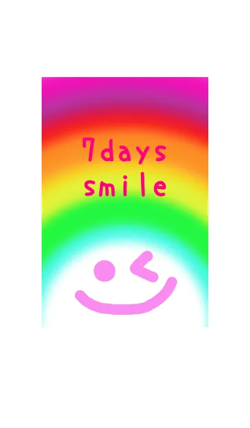 [LINE着せ替え] 7days smile pinkの画像1