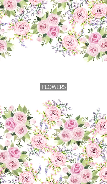 water color flowers_266の着せ替えメイン画像