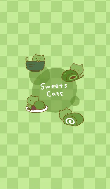Sweets cats -抹茶-の着せ替えメイン画像