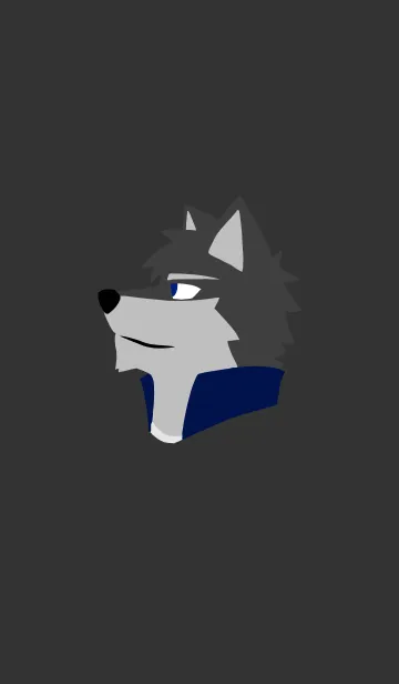 [LINE着せ替え] Urufu - Gray Wolf Themeの画像1