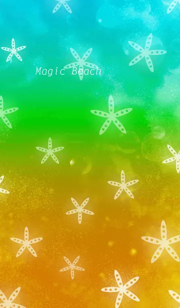 [LINE着せ替え] magic beachの画像1