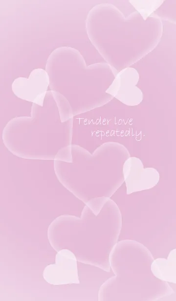 [LINE着せ替え] Tender love repeatedly.の画像1