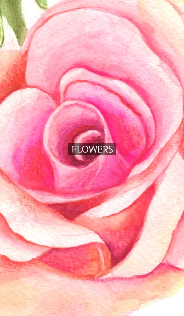 [LINE着せ替え] water color flowers_268の画像1