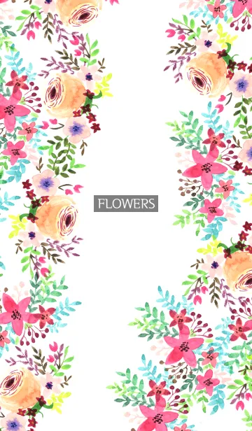 [LINE着せ替え] water color flowers_279の画像1