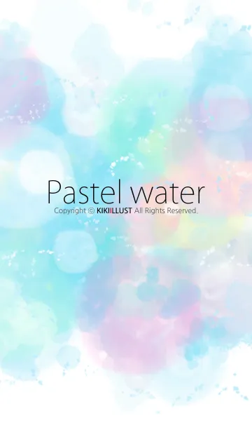 [LINE着せ替え] Pastel waterの画像1