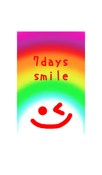 [LINE着せ替え] 7days smile redの画像1