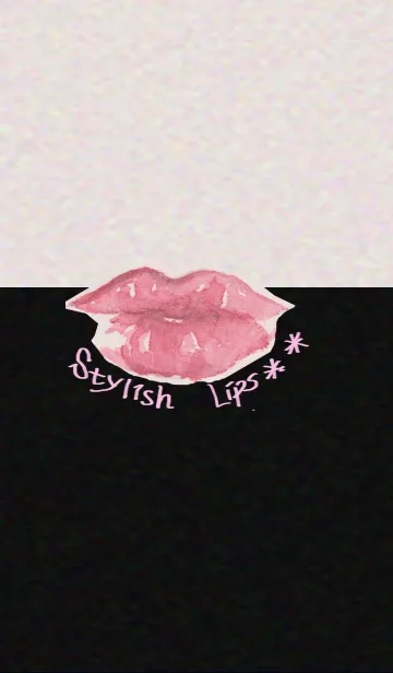 [LINE着せ替え] Stylish Lips3の画像1
