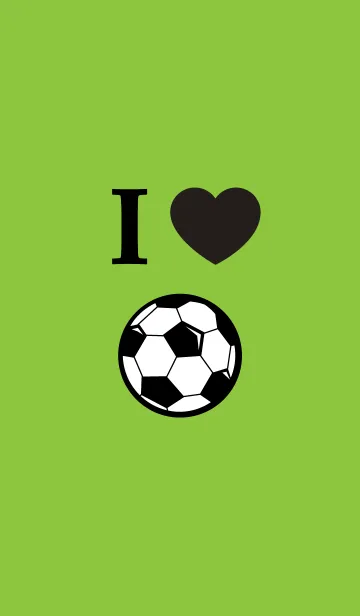 [LINE着せ替え] I LOVE サッカーの画像1