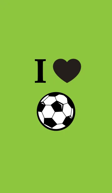 I LOVE サッカーの着せ替えメイン画像