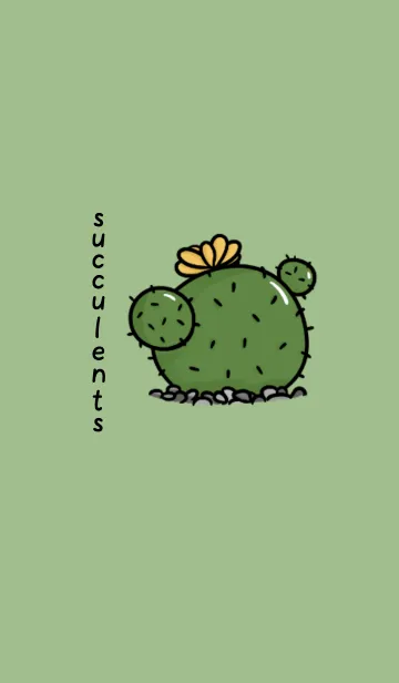 [LINE着せ替え] succulentsの画像1