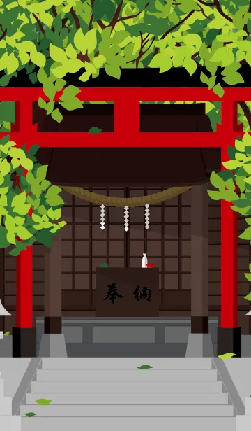 [LINE着せ替え] Mori nako no jinjaの画像1