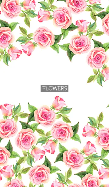 [LINE着せ替え] water color flowers_269の画像1