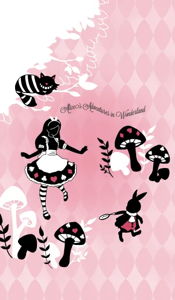 [LINE着せ替え] Alice's Adventures in Wonderland Pinkの画像1