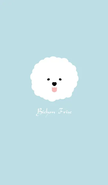 [LINE着せ替え] Bichon Frise themeの画像1