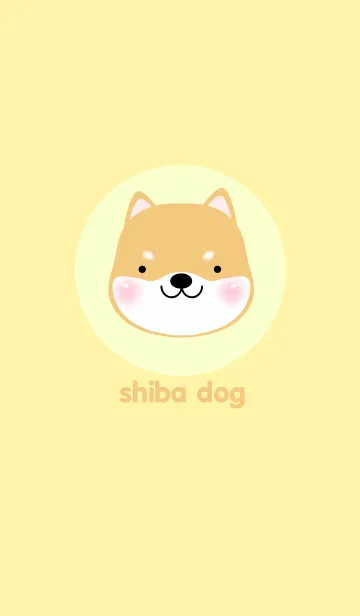 [LINE着せ替え] Simple Shiba inu Dog themeの画像1