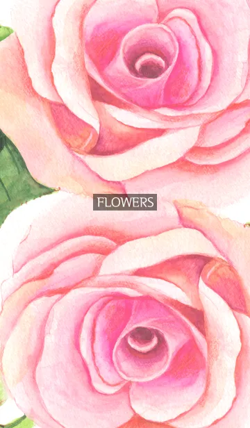 [LINE着せ替え] water color flowers_272の画像1