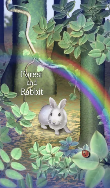[LINE着せ替え] 森とウサギの画像1