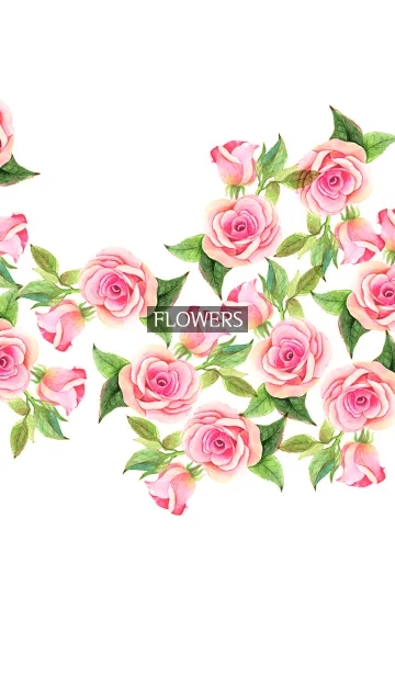 [LINE着せ替え] water color flowers_271の画像1