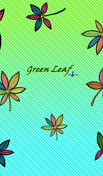 [LINE着せ替え] Green leaf-6-の画像1