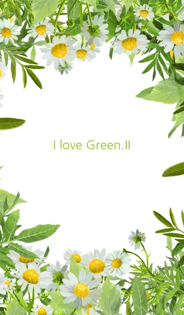 [LINE着せ替え] I love green.2の画像1