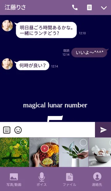[LINE着せ替え] プレミアム No.5の画像4