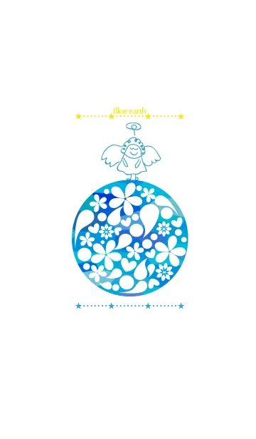 artwork_Blue earthのLINE着せ替え