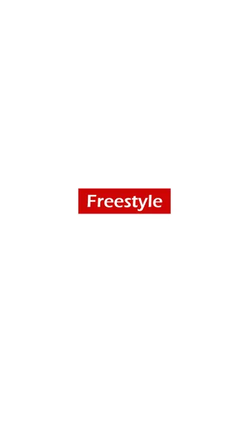 [LINE着せ替え] Freestyle tag / Whiteの画像1