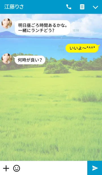 [LINE着せ替え] -summer sea-の画像3