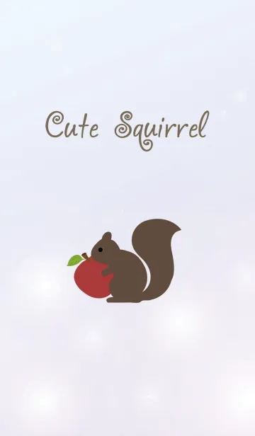 [LINE着せ替え] 果物とかわいいリスの画像1