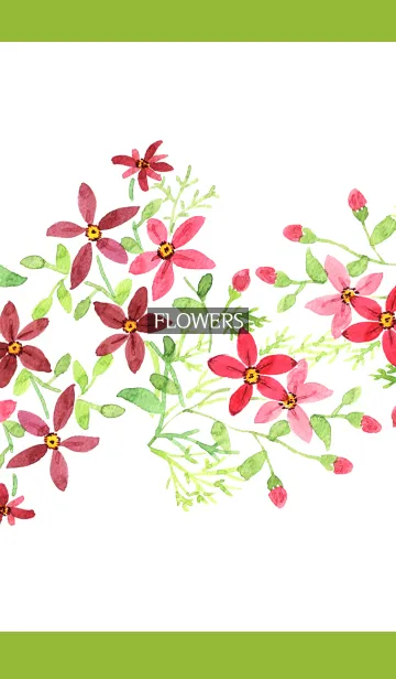 [LINE着せ替え] water color flowers_286の画像1
