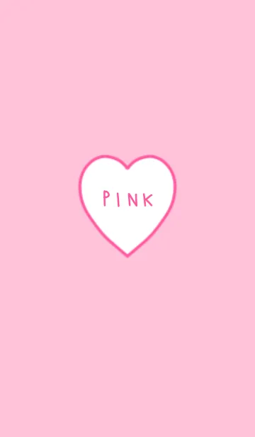 [LINE着せ替え] ハート・ピンクの画像1