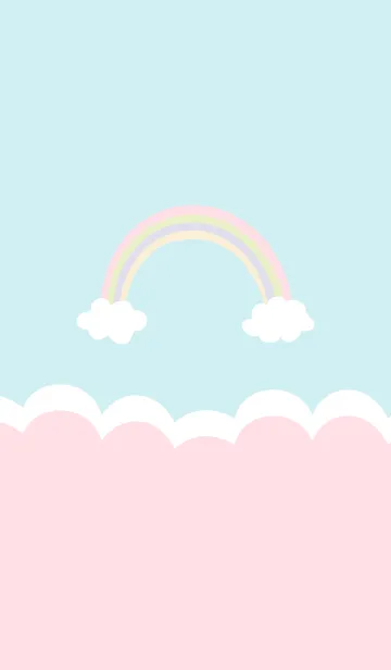 [LINE着せ替え] 虹と青空の画像1
