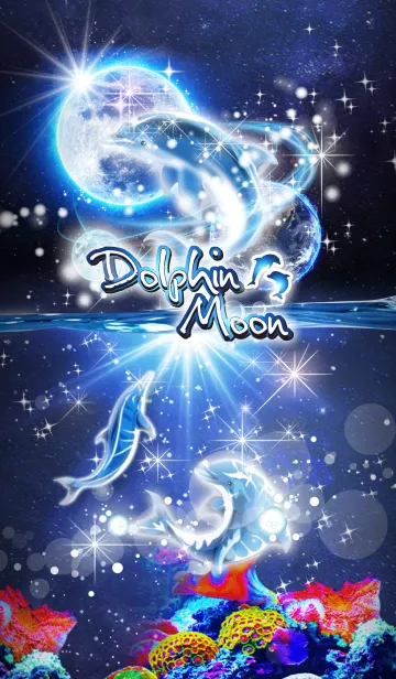 [LINE着せ替え] Dolphin Moonの画像1